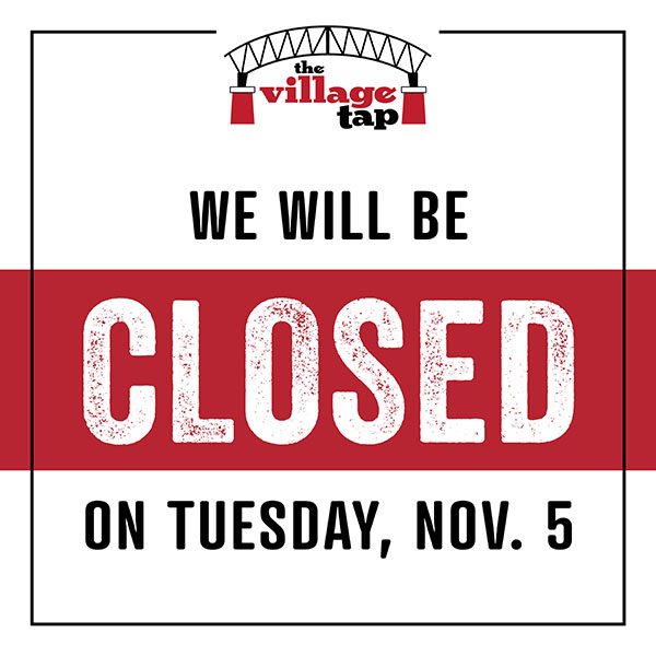 We will be closed on election day. Please go vote!